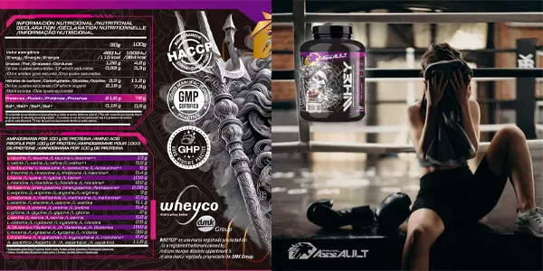 Proteína de suero WHEYCO ASSAULT de 2 kg