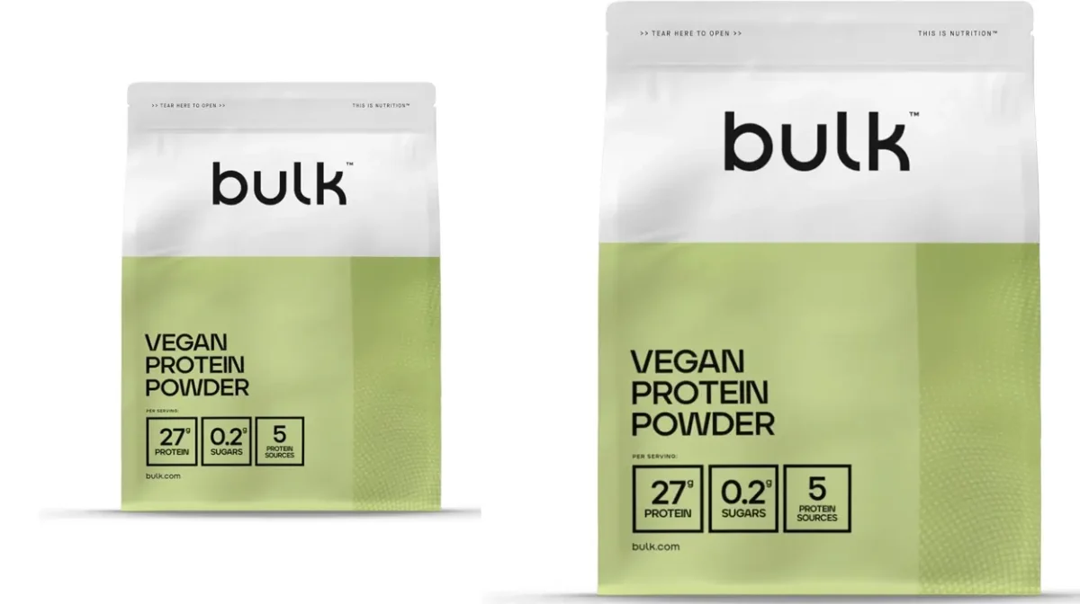 Proteína vegana en polvo Bulk de 1 kg
