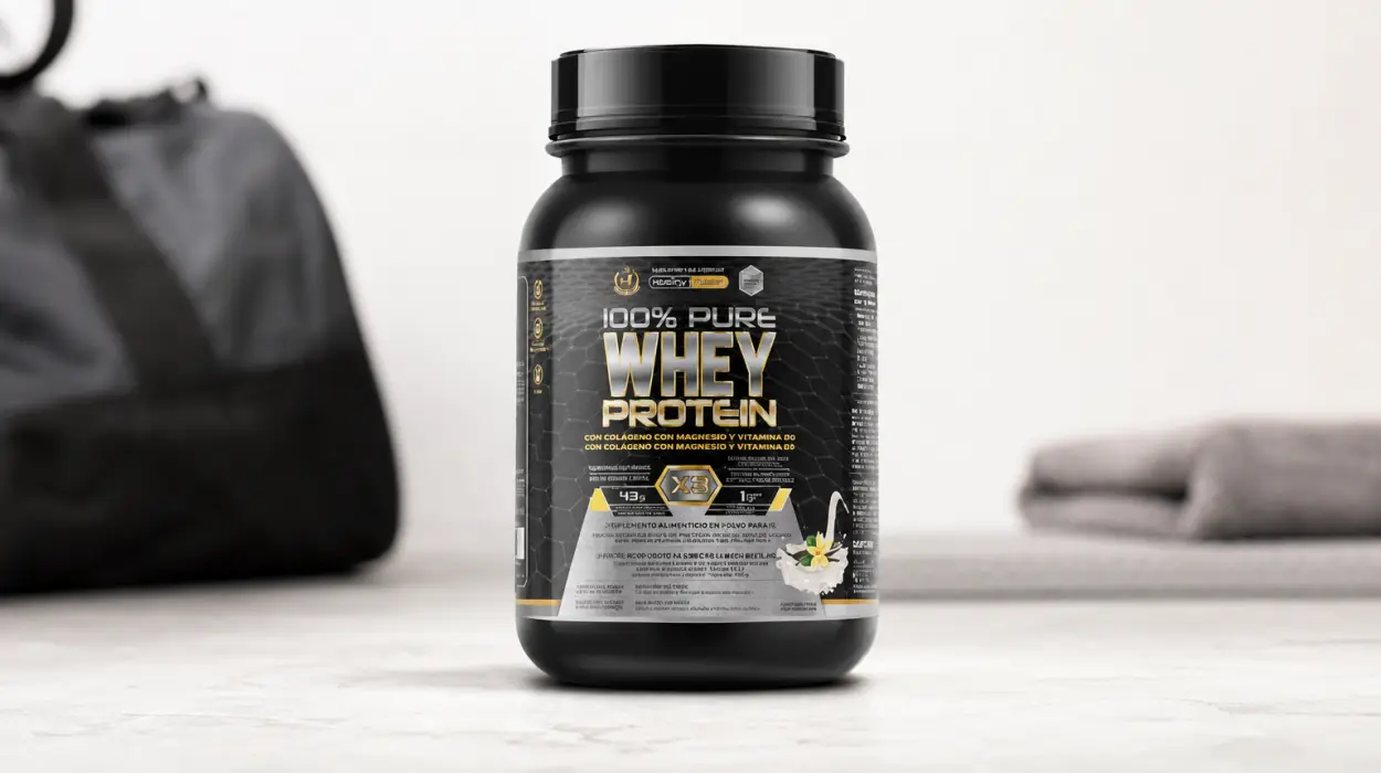 Proteína Whey Healthy Fusion con colágeno, magnesio y vitamina B6 de 1 kg