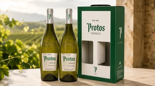 2 botellas de Protos Verdejo en estuche
