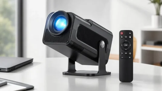Proyector 4K portátil YEEFON con WiFi 6, Bluetooth 5.4 y Android 11, compatible HDMI y USB