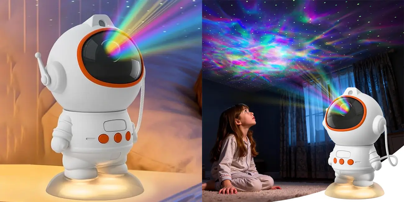 Proyector de cielo estrellado astronauta