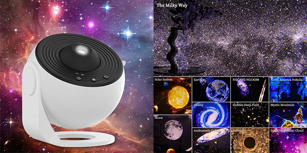 Proyector LED de cielo estrellado