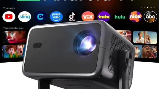 Proyector inteligente de 800 ANSI lúmenes y 1080P nativo con Android 14