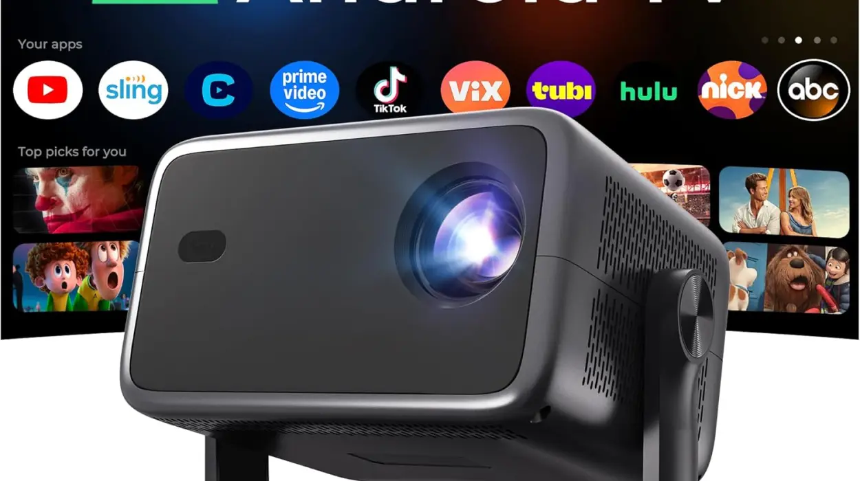 Proyector inteligente de 800 ANSI lúmenes y 1080P nativo con Android 14