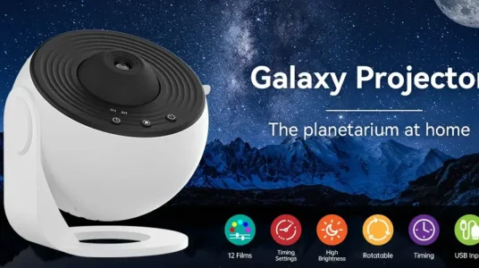 Proyector LED galaxia 360º