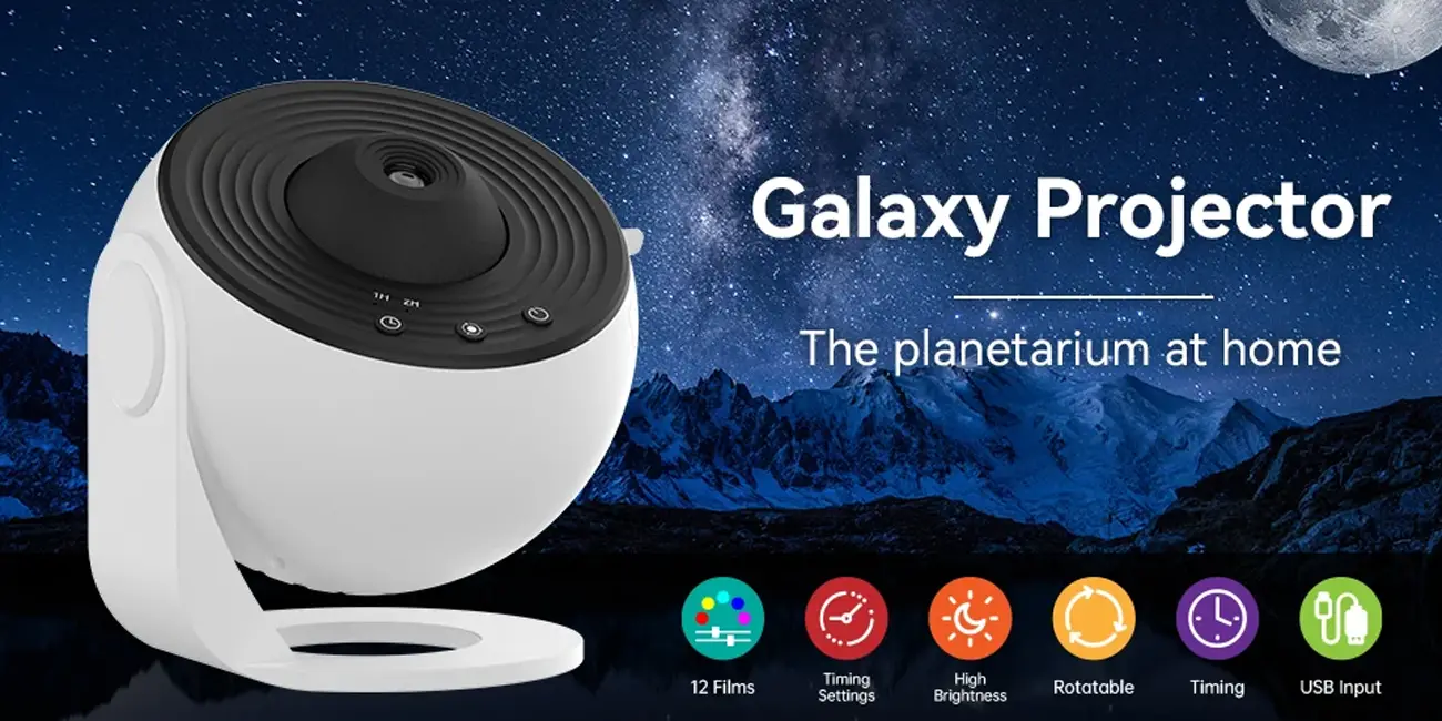 Proyector LED galaxia 360º