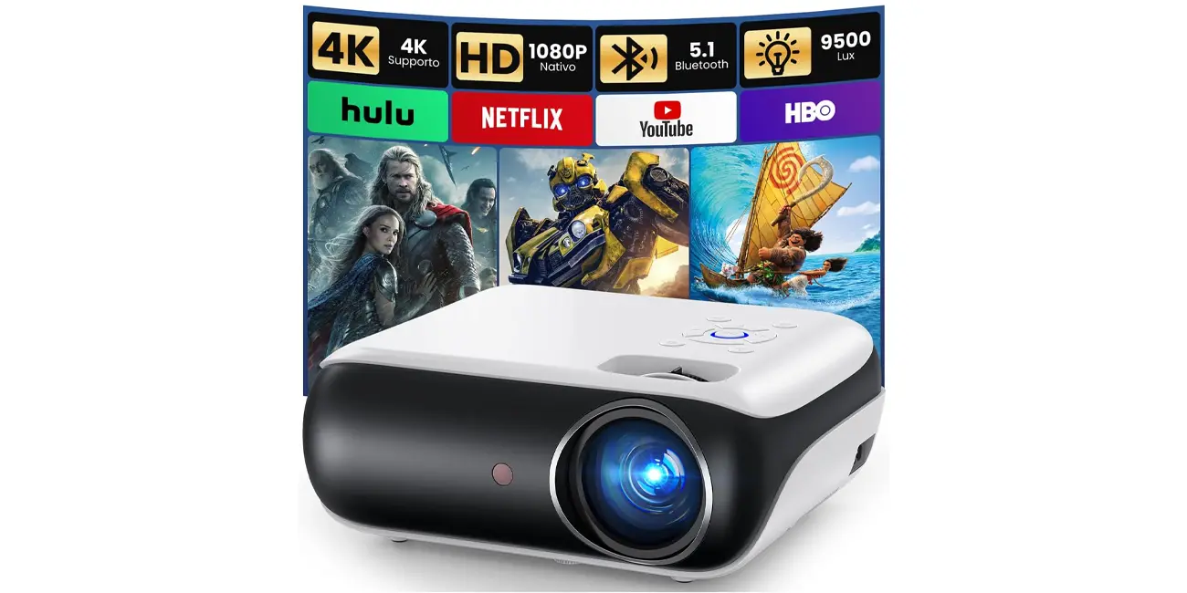 Proyector LED HAPPRUN 1080p