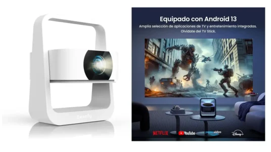 proyector portátil Eeenfy con app integrada barato