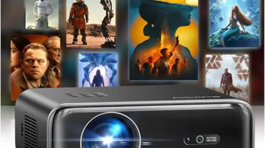 Proyector portátil 4K WiMiUS P62Pro con Netflix y Dolby