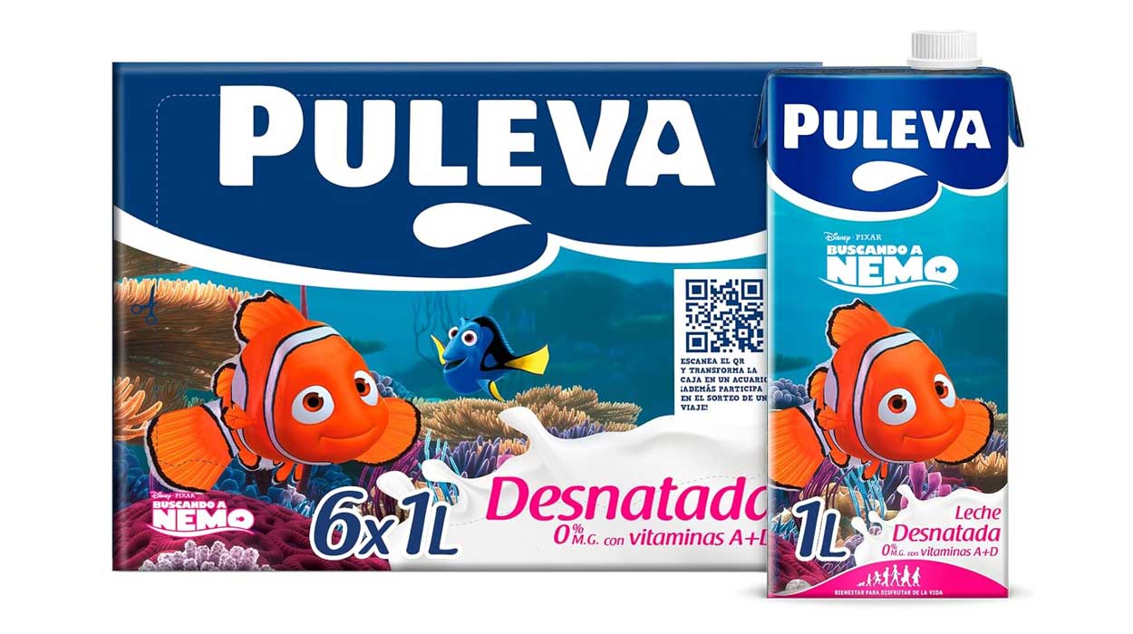 Puleva desnatada edición especial Disney