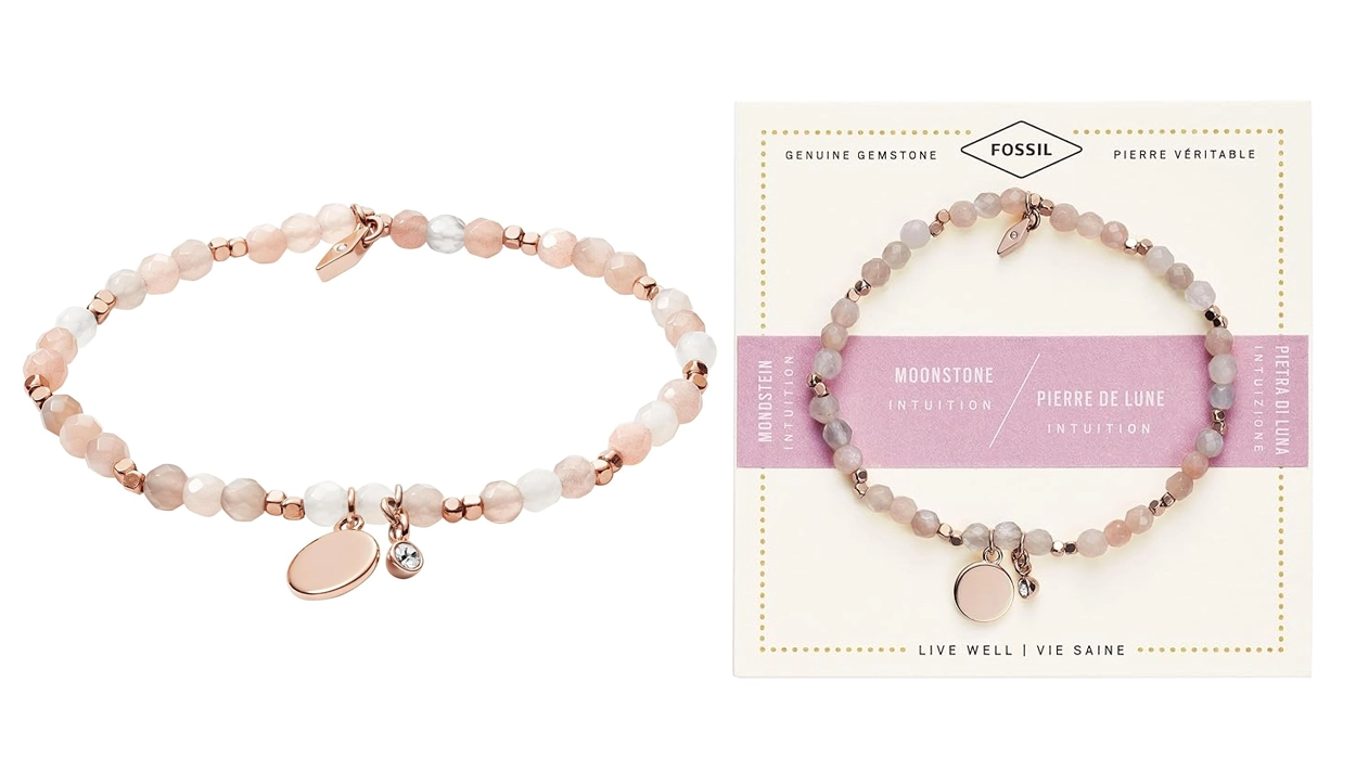 pulsera Fossil Wellness Moonstone