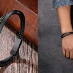 Pulsera de cuero Jsnom barata