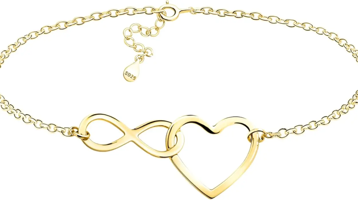 Pulsera Sofia Milani con colgante de corazón infinito