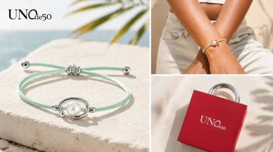 Pulsera UNO de 50 Ser Diferente para mujer, plata 925