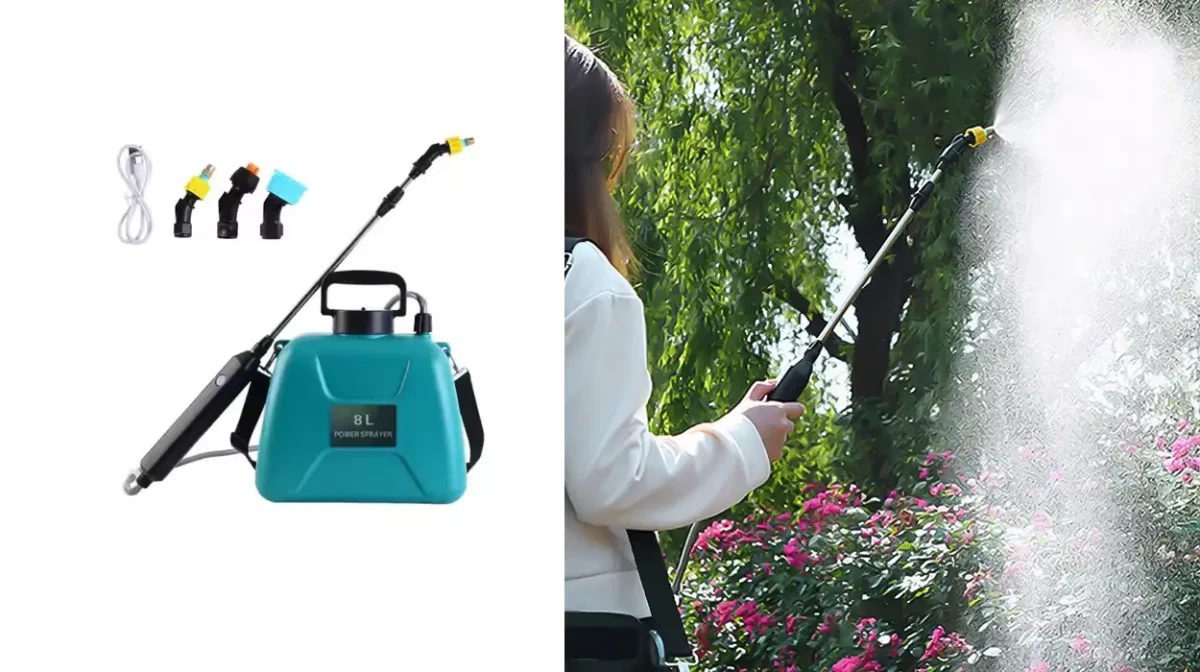 Pulverizador de alta presión tipo mochila de 5L con batería recargable