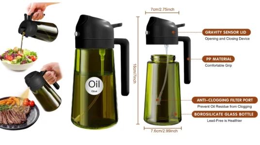 pulverizador y dispensador de aceite de oliva Yarramate