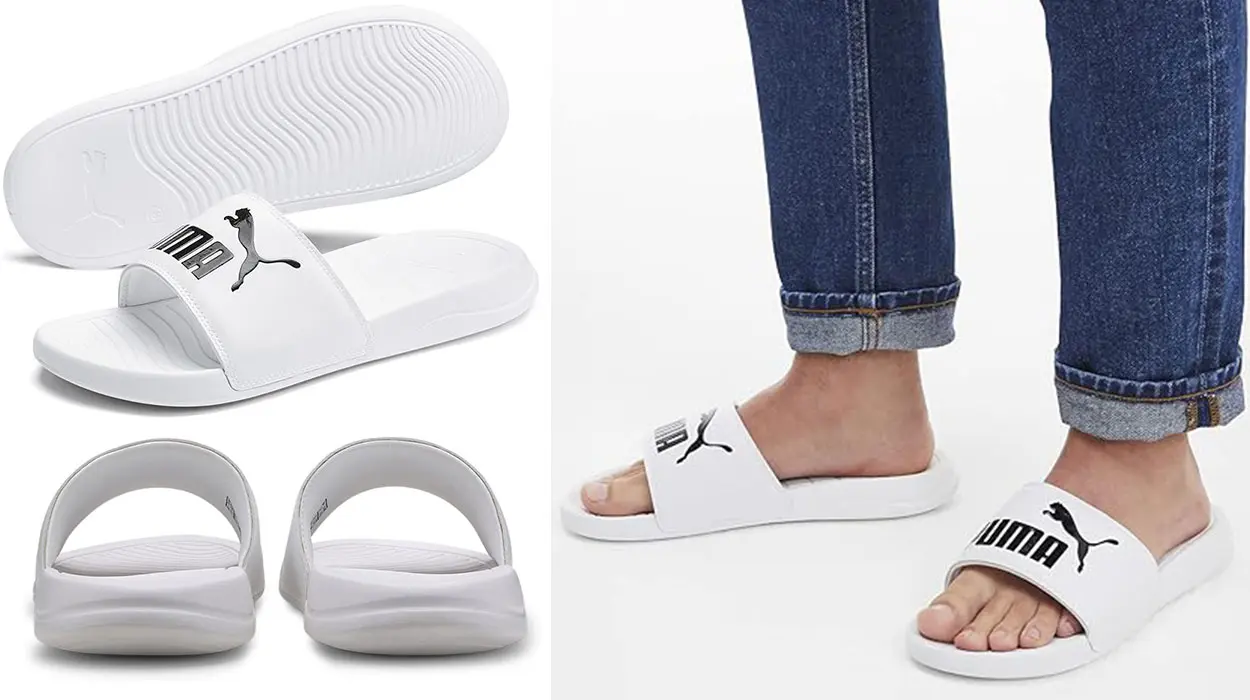 Chanclas Puma Popcat 20 blancas unisex para adulto baratas