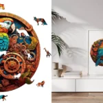 Puzle de madera Homewit de 200 piezas con diseño de animales