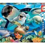 Puzle educa infantil animales marinos selfie barato