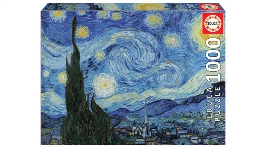 Puzle Educa La Noche Estrellada de Van Gogh