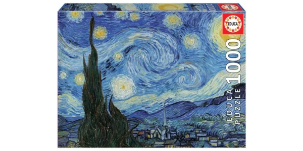 Puzle Educa La Noche Estrellada de Van Gogh