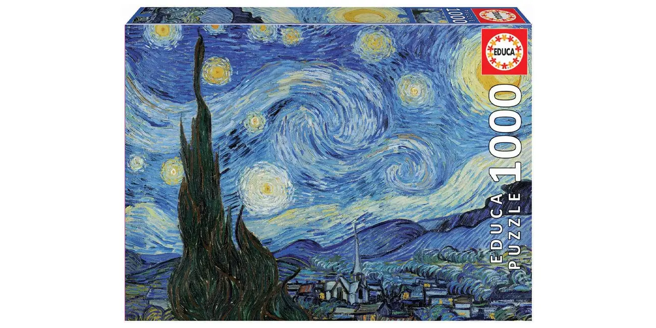 Puzle Educa La Noche Estrellada de Van Gogh