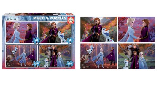 Puzles progresivos Frozen II Educa