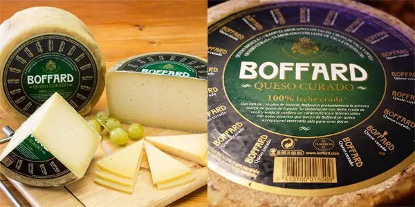 Queso curado Boffard artesano