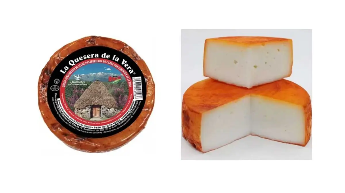 Queso de cabra con Pimentón de la Vera D.O.P. La Quesera de la Vera de 500 g