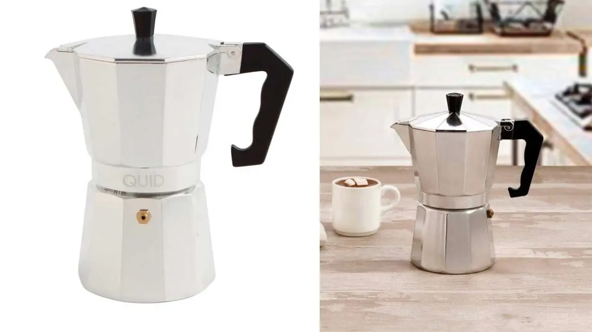 Cafetera italiana Quid Cesena de 6 tazas