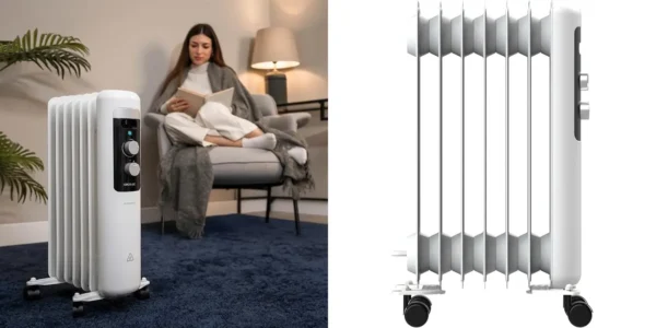 Radiador eléctrico Cecotec ReadyWarm 750 Space White
