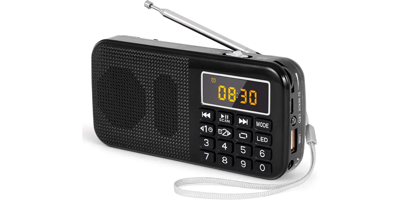 Radio FM portátil PRUNUS J-725