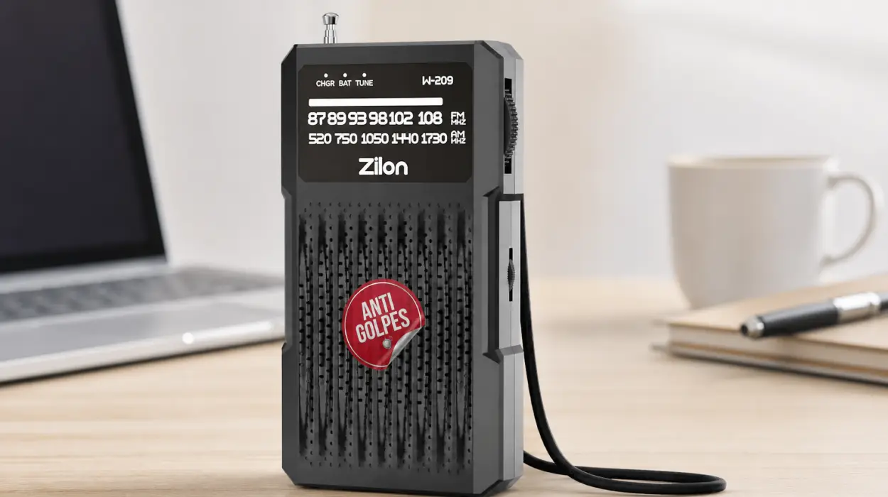 Radio portátil a pilas Zilon AM/FM ideal para emergencias