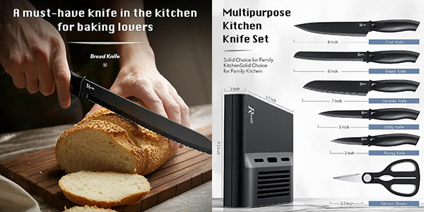 randalfy set cuchillos cocina oferta