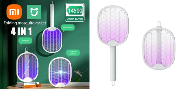 Raqueta eléctrica antimosquitos Xiaomi Mijia plegable