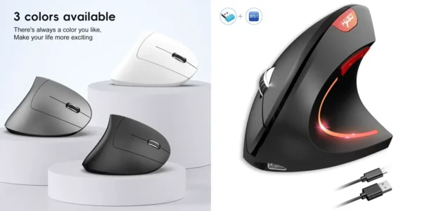 Ratón vertical ergonómico HXSJ