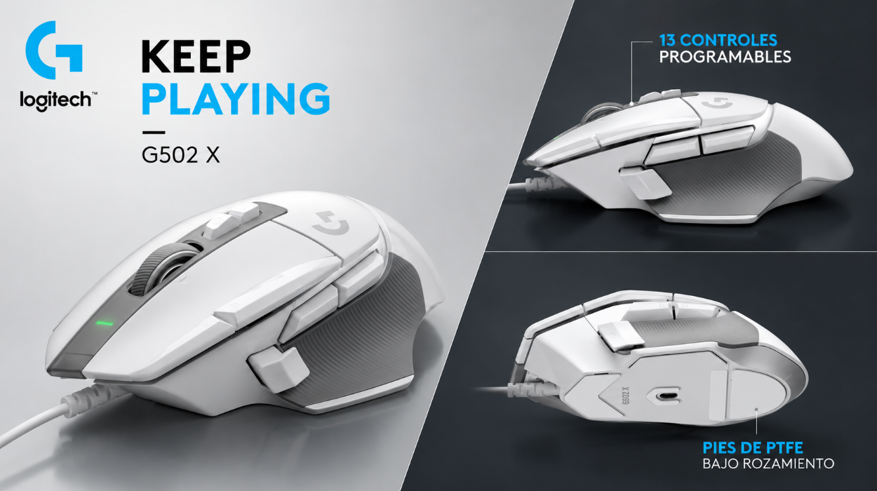 raton-logitech-g502x-sensor-hero-25k-botones-hibridos