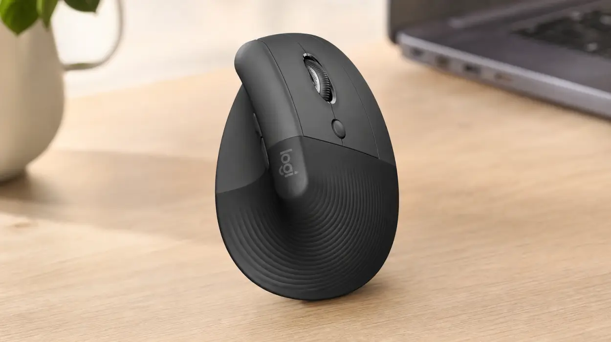 Ratón vertical Logitech Lift con clics silenciosos y conexión multidispositivo