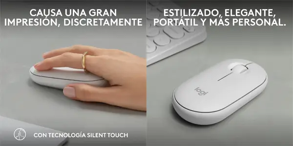 Ratón inalámbrico Logitech Pebble 2 M350S