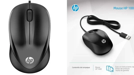 Ratón USB HP 1000 de 1200 PPP