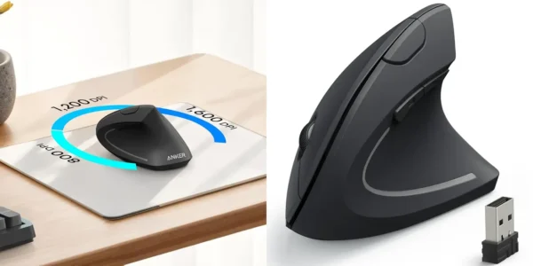 Ratón vertical inalámbrico Anker AK-UBA 2.4G