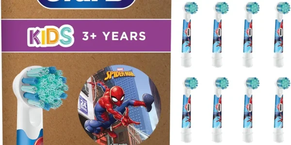 Chollo recambios oral-b kids originales con dibujos de spider-man