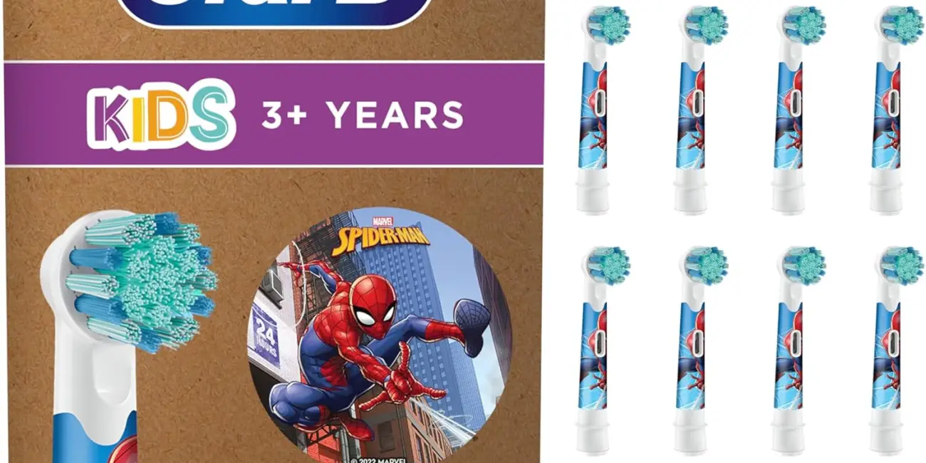 Recambios Oral-B Kids originales con dibujos de Spider-Man