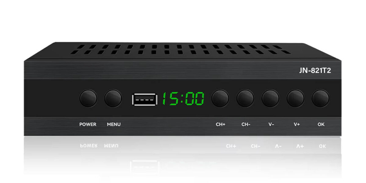 Receptor TDT DVB T2 HD para televisores antiguos