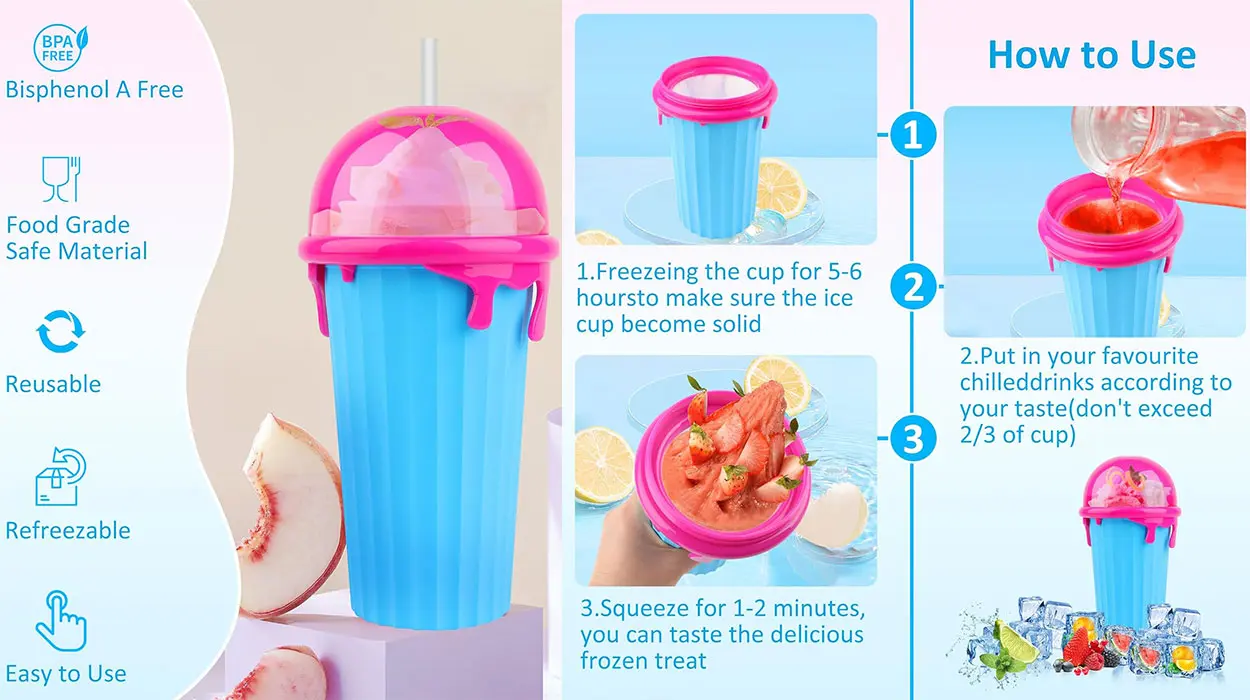Recipiente Slushy Maker para granizados y batidos de 500 ml barato