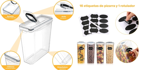 recipientes de cocina yashe oferta