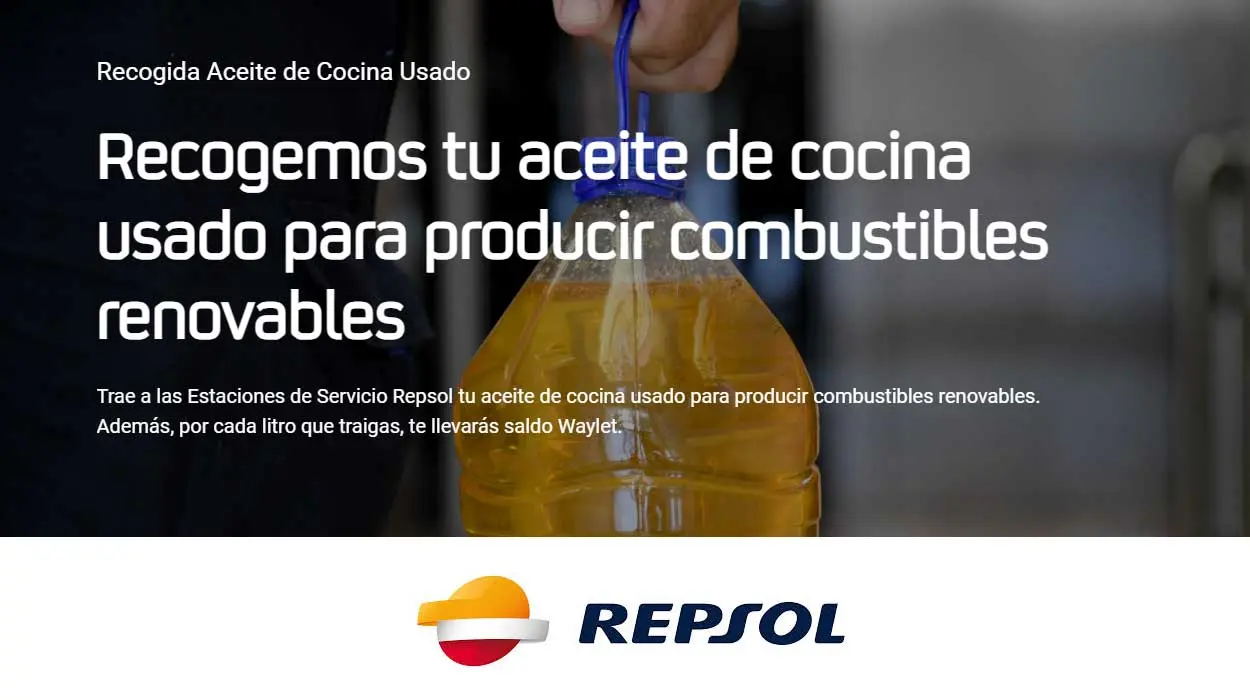 Recogida aceite usado Repsol
