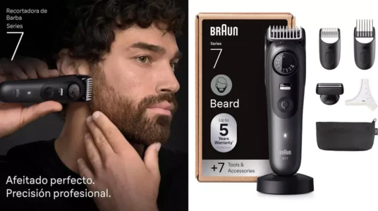 Recortadora de barba y pelo Braun Series 7