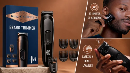 Recortadora de barba King C Gillette 3 en 1